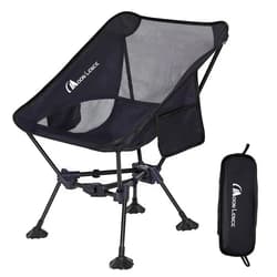 MOON LENCE Portable Camping Chair Backpacking Chair - The 4th Generation Ultralight Folding Chair - Compact, Lightweight Foldable Chairs for Hiking Mountaineering, Beach