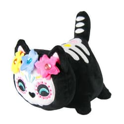 Quanyoou Skeleton Cat Plush Toy, Mee-Meow,Soft and Cute Cat Plush Doll, Soft Pillow Decoration, Party Gift for Girlfriends, Valentine's Day Gift