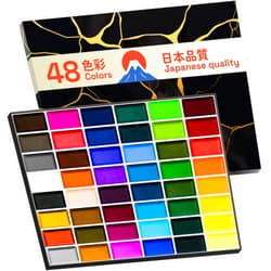 ARTISTRO Professional Watercolor Paint Set for Adults - 48 Pigment-Rich Colors, XL Pans, ASTM-I Lightfastness, High Tinting Strength Watercolor Set for Professionals made by professionals