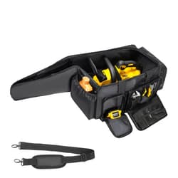 OUUTMEE Chainsaw Carrying Case, Waterproof Foldable Chainsaw Storage Bag Compatible with EGO, Dewalt, Greenworks 10 & 12 Inch Cordless Power Chainsaw & Accessories