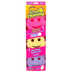 Scrub Daddy Scrub Mommy - Dish Scrubber + Non-Scratch Cleaning Sponges Kitchen, Bathroom + Multi-Surface Safe - Dual-Sided Dish Sponges for Scrubbing + Wiping Spills (3 Count) - Online Exclusive