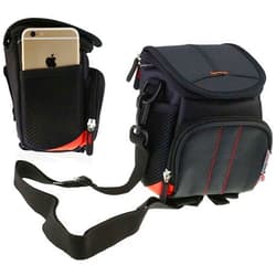 Navitech Black Protective Portable Handheld Binocular Case Travel Bag - Compatible with ANDSTON 30 x 60 Small Binoculars