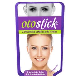 Otostick - Corrector Cosmetico Discreto de Orejas Sobresalientes de 8 Unidades-Productos Correctivos para el Cuidado de las Orejas sin Cirugia a Partir de Los 3 años de Edad