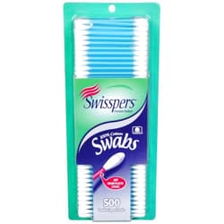 Swisspers Hot Colored Swab-500 ct (Color May Vary)
