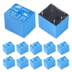 UMLIFE 12pcs 5VDC Household Appliance PCB Relay SRD-05VDC-SL-C Power Relay 5Pins Mini Power Relay for Arduino