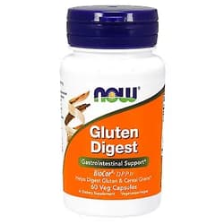 NOW Supplements, Gluten Digest with BioCore®DPP IV, Gastrointestinal Support*, 60 Veg Capsules