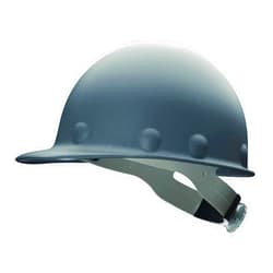 Fibre-Metal by Honeywell Fibre-Metal Hard Hat P2RWGY Hard Hat with Ratchet Suspension, Fiber-Metal Injection, Molded Fiberglass, One Size, Grey