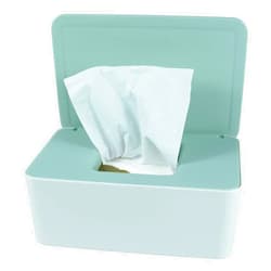 The Revenant Diaper Wipes Dispenser, Tissue Storage Box Case, Wet Wipe Dispenser Holder with Lid for Home, Office, Cars (Green)
