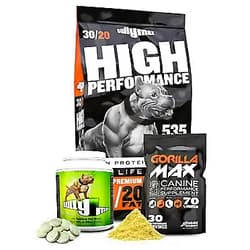 Bully Max All-in-one Pack (Dog Food & Supplements) (15lb Combo)
