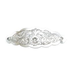 Montana Silversmiths Women's Small Scalloped Silver Barrette Silver One Size