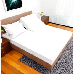 Royal Bliss 1900 Royal BLS 1900 - Top Split Queen Sheets Set for Top Split Queen beds - 4 Piece Bedding - 16 inch Deep Pocket Sheets for Split Queen Adjustable Bed Luxurious, Durable, and Wrinkle-Restant (White)