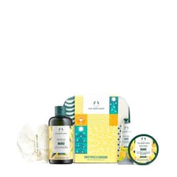 The Body Shop Sweetness & Sunshine Mango Essentials Body Care Holiday Gift Set, Vegan, 4-Piece Set