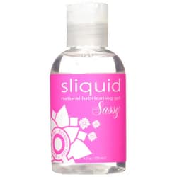 Sliquid Sassy Natural Lubricating Gel, Booty Formula, 4.2-Ounce Bottle (Packaging May Vary)