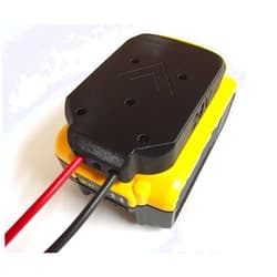 Terrafirma Technology 10AWG Battery Adapter for DeWALT or Hercules 20V Max 18v Dock Power Connector Robotics black
