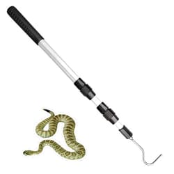 Bytcew Snake Hook Reptile Catcher Stick Pole, Heavy Duty Snake Handling Tool kit for Rattlesnakes Python Copperhead Removal Catching
