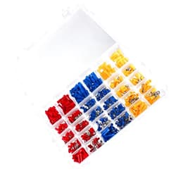 OFFSCH Cold-Pressed Terminals Kit with 480Pcs Assorted Crimp Terminals Waterproof Signal Line Connectors Box Cable End Connector