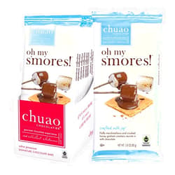 Chuao Chocolatier Oh My S'mores Milk Chocolate Bars | Gourmet Chocolate Artisan European No Preservatives | For Gift Baskets, Christmas, Valentines Day, Gifts for Women, Men, | 10 Pack