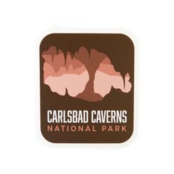 Vagabond Heart Carlsbad Caverns National Park Vinyl Sticker - Waterproof Decals for Laptop Water Bottle Hydro Flask Car Bumper - Travel Souvenir - UV Fade Resistant - Gift for Hikers - 2.75 inch