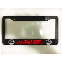 Generic Holder for License Plate License Plate Holder for Gorillaz Band Fan Music Song Feel Good inc. Black License Plate Frame MOD-GT911-561