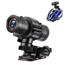 Acogedor Motorcycle Helmet Camera 1080P, 120 Wide Angle Sports Action Camera Built in Microphone with Bracket and Helmet Strap