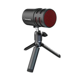AVerMedia USB Mic for Streaming, Podcasting, Gaming Mic with Cardioid Polar Pattern, Tripod Stand, Headphone Output, Mute Button, All Metal Mic for PC, Laptop, iPhone, and Android Phone