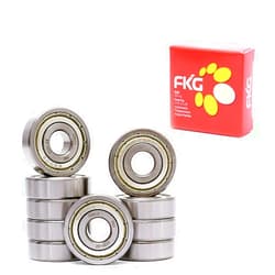 FKG 6200-ZZ 10x30x9mm Deep Groove Ball Bearing Double Metal Shields Bearing Pre-Lubricated 10 Pcs