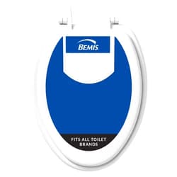 Bemis 1400TTA Economy Durable Wood Toilet Seat, Made in USA, Elongated, White