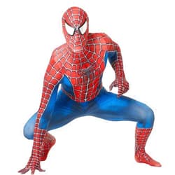 Isobedamai Halloween Cosplay Costume Stretchy Breathable Spandex Adult Full Bodysuit with Removable