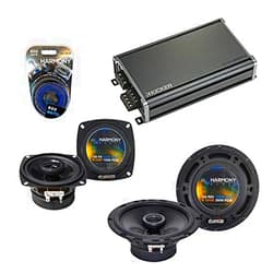 Harmony Audio Compatible with Subaru Forester 2005-2008 OEM Speaker Replacement Bundle R65 R4 & CXA360.4 Amp