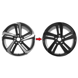 SlickMod Chrome Delete Blackout Vinyl Overlay for 2018 2021 Honda Accord Sedan 19 Sport Wheel Rims 1. Gloss Black