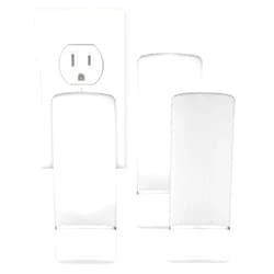 Sunbeam 3-Pack Emergency Power Failure Night Lights, 5-in-1, Multi-Color LED Light, Automatic Dusk to Dawn, Motion Sensor for Bedrooms, Hallways, Black Outs, Foldable Plug Flashlight, Rechargeable