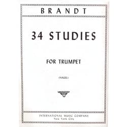 By Vassily Brandt (Author) Brandt: 34 Studies for Trumpet (On Orchestral Motives) (1391)