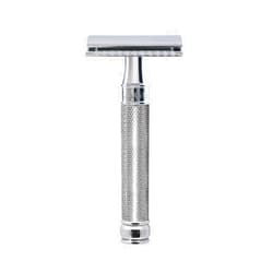 Edwin Jagger DE89KN Safety Razor with Knurled Effect Handle
