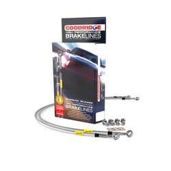 KarParts360 Goodridge For Toyota MR2 1991-1994 Brake Lines | Stainless Steel | Braided | STY0010-4