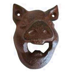 UD Cast Iron Wall Mounted Pig Bottle Opener