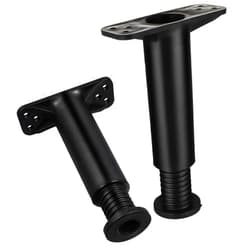 Angoily 2pcs Bed Support Frame High Bed Frame Telescopic Bed Support King Size Bunk Beds Black
