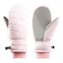 Eohak Winter Ski Mittens for Women Men - Warm Waterproof Snow Mittens for Cold Weather