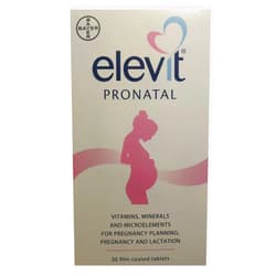 Elevit Pronatal Vitamins Minerals Microelements for Before During and After Pregnancy 30 Tablets
