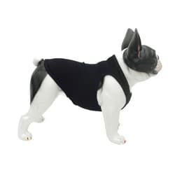 Lovelonglong 2019 Summer Pet Clothing, Dog Clothes Blank T-Shirts Ribbed Tanks Top Thread Vests for Large Medium Small Dogs 100% Cotton Black XS
