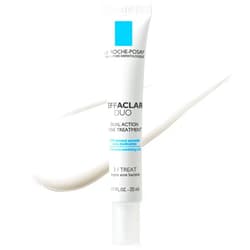 La Roche-Posay Effaclar Duo Dual Action Acne Spot Treatment Cream with Benzoyl Peroxide Acne Treatment for Acne and Blackheads, Lightweight Sheerness, Safe For Sensitive Skin