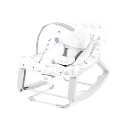 Ingenuity Keep Cozy 3-in-1 Grow with Me Vibrating Baby Bouncer Seat & Infant to Toddler Rocker, Vibrations & -Toy Bar, 0-30 Months Up to 40 lbs (Pink Burst)