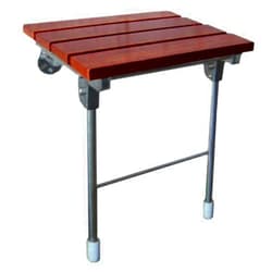 KYSZD-Benches Wood Folding Shower Chair | Wall Mount Bathroom Folding Shower Bench Seat | Medical Showering Bath Stool Seat