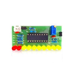 Taidacent 10 Pcs 10 Segment Audio Level Indicator LM3915 Kit DIY Electronic Welding Training Level Indicator Kit Audible Indicator Parts
