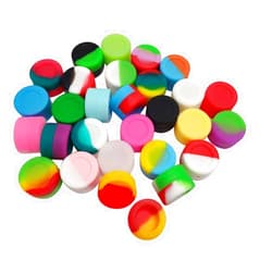 Gentcy Silicone 3ml Lots Silicone Container For Concentrate Box 19 colors