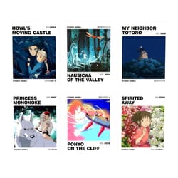 Ouroboros Art & Design - Studio Ghibli Anime Posters - Hayao Miyazaki - Wall Decoration - Pack of 6-300 GSM Paper - 8x10 inch (Unframed)