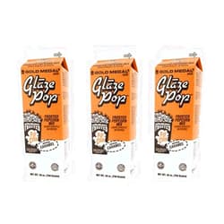 Gold Medal Glaze Pop,Frosted Caramel Popcorn Flavoring, Gold Medal 2525, 3 Cartons