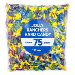 CHAIN & JO SWEETS Jolly RanchersAssorted Fruit Flavored Hard Candy - 1 Pound Of Approx 75 Hard Candy Individually Wrapped - Bulk Jolly RanchersMix - Christmas Hard Candy Jolly RancherFruit Candy in Bulk - Fruit Flavored Candy - Hard Candy Assortment Fruit Candy