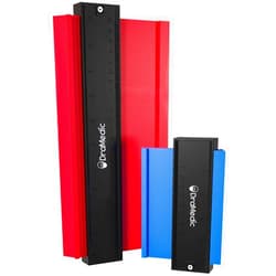 DraMedic 2 Pieces Widen Contour Gauge - 10'' and 5'' Contour Gauge Profile Tool - New Metric and Imperial Marked Precise Contour Gauge - Contour Gauge Duplicator for Winding Pipes, Vinyl Flooring & Car Bodies