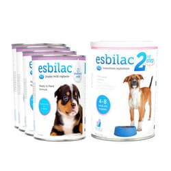 Esbilac Pet-Ag Puppy Milk Replacer Liquid (4PK) & Pet-Ag 2nd Step Puppy Weaning Food