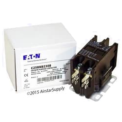 Generic Furnas 45EG20AG - Replaced by Eaton/Cutler Hammer C25BNB230B Contactor, 2-Pole, 30 Amp, 240 VAC Coil Voltage, C25BNB230B_EATON